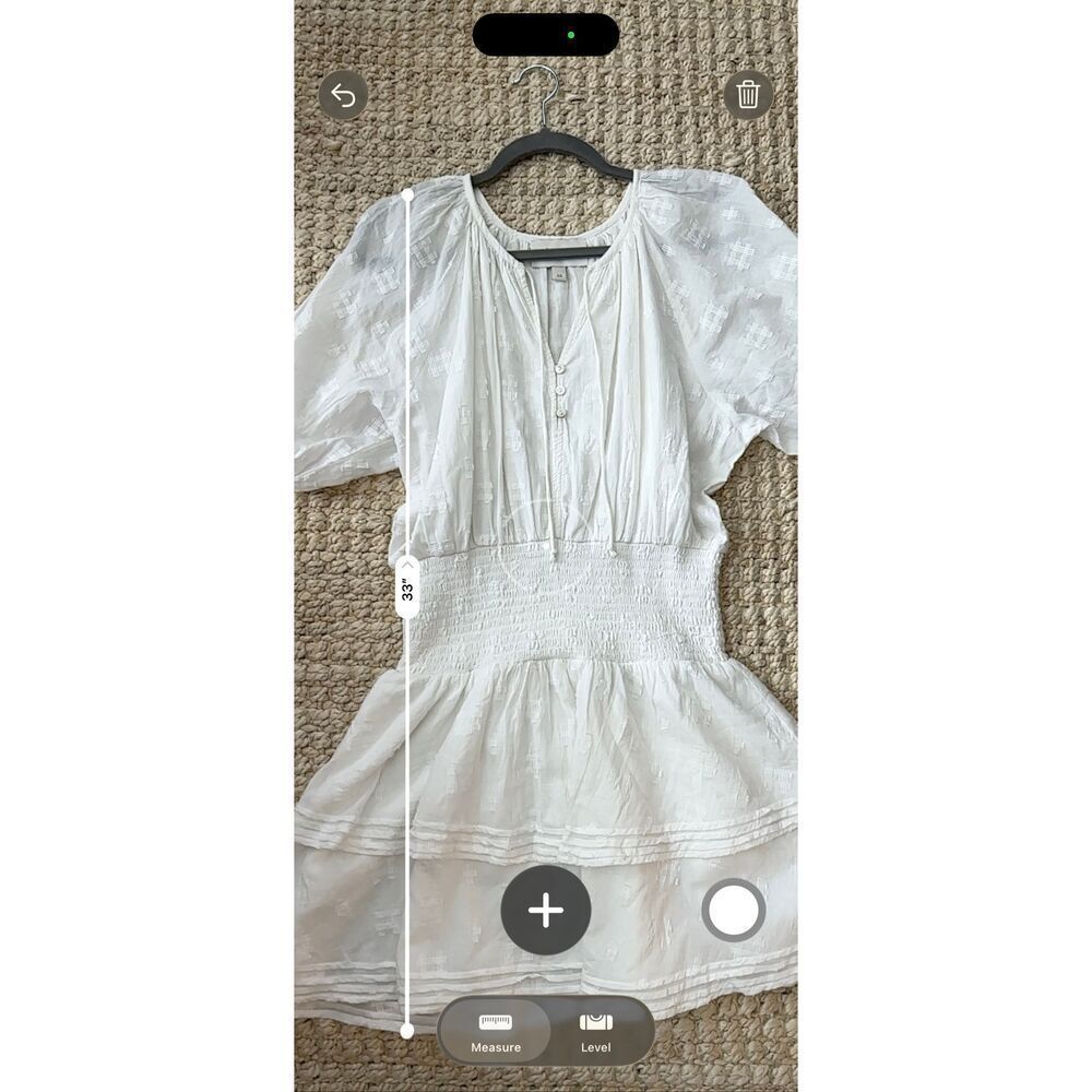 NWOT Cleobella Bri Mini Dress- White, XS $218 - Picture 9 of 10